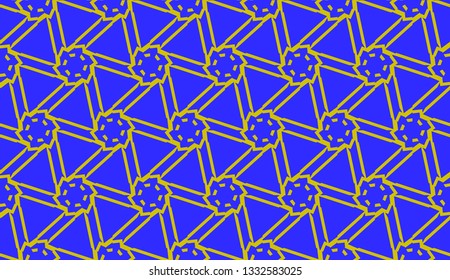Purple color Pattern with abstract geometric design. Vector seamless illustration. Design for your interior wallpaper, fashion print, business presentation