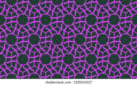 Purple color Pattern with abstract geometric design. Vector seamless illustration. Design for your interior wallpaper, fashion print, business presentation