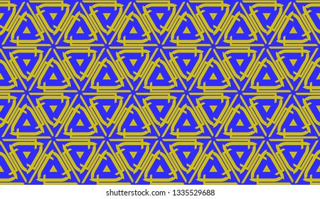 Purple color Pattern with abstract geometric design. Vector seamless illustration. Design for your interior wallpaper, fashion print, business presentation