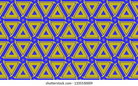 Purple color Pattern with abstract geometric design. Vector seamless illustration. Design for your interior wallpaper, fashion print, business presentation