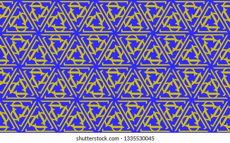 Purple color Pattern with abstract geometric design. Vector seamless illustration. Design for your interior wallpaper, fashion print, business presentation