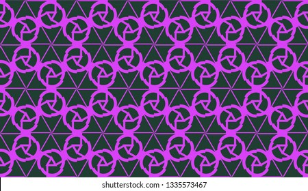 Purple color Pattern with abstract geometric design. Vector seamless illustration. Design for your interior wallpaper, fashion print, business presentation