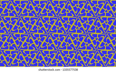 Purple color Pattern with abstract geometric design. Vector seamless illustration. Design for your interior wallpaper, fashion print, business presentation