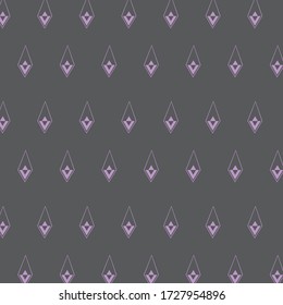 patrones de color púrpura en el vector de fondo gris