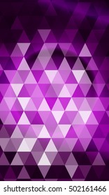 purple color polygon background. Triangle geometrical pattern. Vector illustration. Geometric design for business, brochure, flyer, presentation, wallpaper.