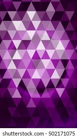 purple color polygon background. Triangle geometrical pattern. Vector illustration. Geometric design for business, brochure, flyer, presentation, wallpaper.