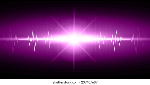 Abstract Sound Wave Technology Background Vector Stock Vector (Royalty ...