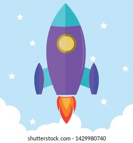 Purple Color Simple Rocket Vector Graphics,rocket illustration,Print.this is high resolution rocket vector graphics.you can use this graphics anywhere you want.this is print ready graphics.