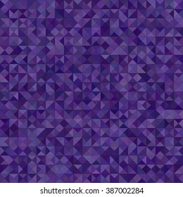 Purple color triangle mosaic vector background design