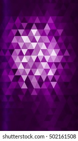 purple color. triangle mosaic. vector illustration. for design brochure, flyer, wallpaper