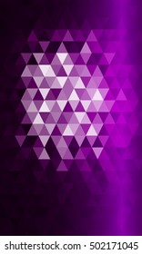 purple color. triangle mosaic. vector illustration. for design brochure, flyer, wallpaper