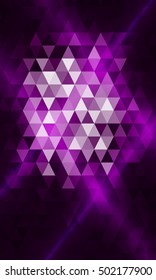 purple color. triangle mosaic. vector illustration. for design brochure, flyer, wallpaper