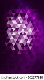 purple color. triangle mosaic. vector illustration. for design brochure, flyer, wallpaper