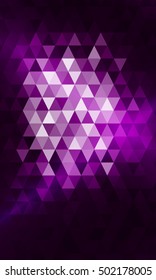 purple color. triangle mosaic. vector illustration. for design brochure, flyer, wallpaper