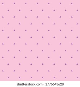 patrones triangulares de color púrpura en el vector de fondo rosa