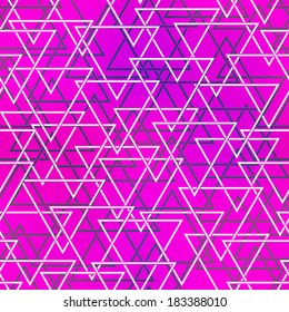 purple color triangle seamless pattern