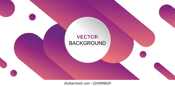 Purple color wave background abstract art vector
