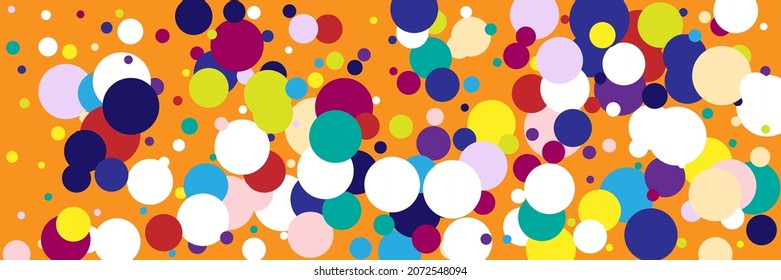 Purple Color White Pink Play Dark Illustration. Rainbow Green Beige Pastel Red Wallpaper. Vibrant Multicolor Blue Kids Circles Yellow Textile. Children Indigo Vivid Violet Bright Print.