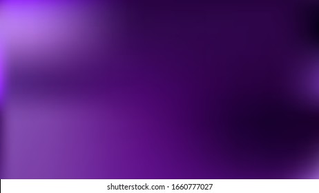 Fondo de malla de degradado abstracto de color púrpura. El smoot al estilo mágico. Textura ordinaria. Fácil editar ilustración vectorial de color limpio. Nueva fantasía de moda. Plantilla de banner reciente.