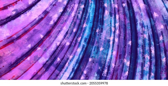 Purple colorful brushstroke vector illustration for background