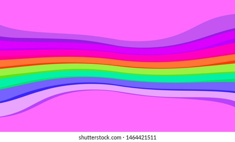 purple colors and rainbow wave for background, abstract colorful wave line, wallpaper rainbow curve multicolor stripes, rainbow art line colors for graphic design, multi colors modern art line style