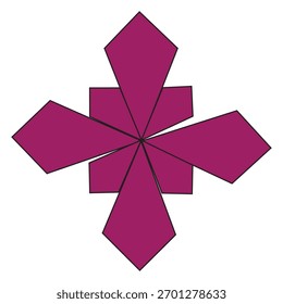 Diseño de icono de color púrpura de una manera única