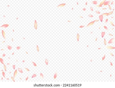 Purple Confetti Vector Transparent Background. Rosa Down Poster. Apple Springtime Card. Leaf 3d Template. Pink Peach Air Texture.