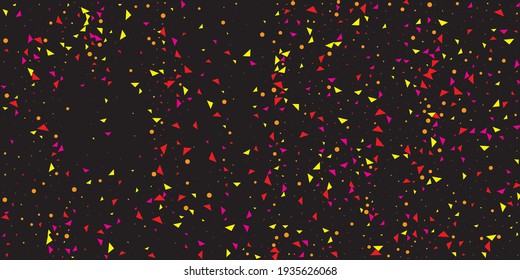 Purple Confetti Wallpaper. Indigo Anniversary Background. Pink Carnival Wallpaper. Festive Card. Red Vector Gift. Decoration Bright. Party Sparkle. Falling Background.