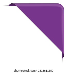 Purple Corner Banner