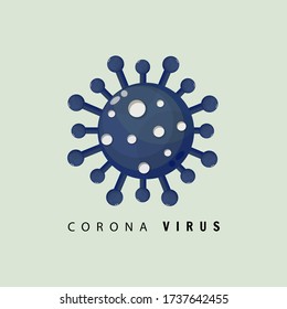 Vector de diseño vectorial Coronavirus púrpura