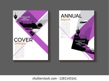 purple cover abstract layout background modern  modern book ,Brochure, template,annual report, magazine and flyer Vector a4