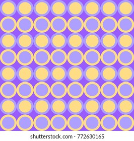 Purple cream circles