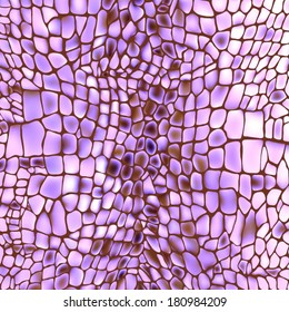 purple crocodile