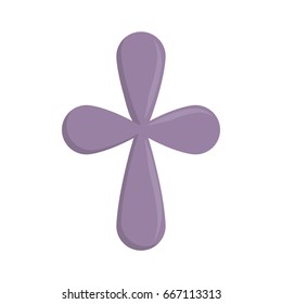 purple cross icon