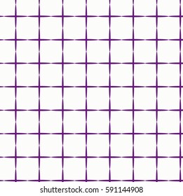 Purple cross pattern, white background.