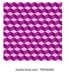 Purple cubes pattern, Background from Vector illustration.