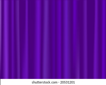 Purple curtain - vector image