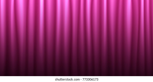 Purple curtains as abstract background. Vector illustration.