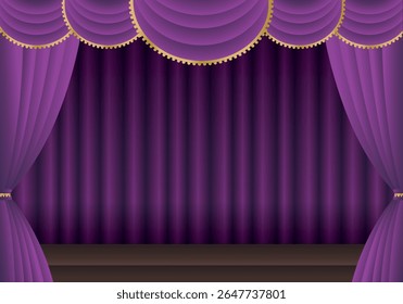 Purple curtains
Purple curtains stage (horizontal)