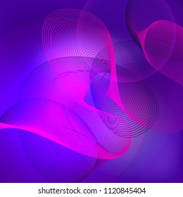 Purple curve layer background with space for add text , vector
