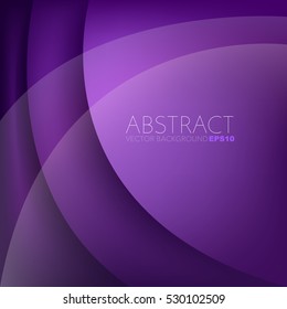 Purple curve layer background with space for add text , vector