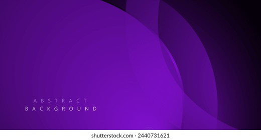 Purple curve layer luxury modern background with space for text and message. concept design