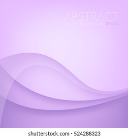 Purple Curve Line Background Pink Vector Overlap Paper Layer With Space For Text And Message Design