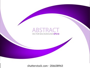 Purple curve line violet background on white color for text and message modern website design