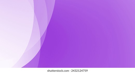 Purple curve modern background with white space for text and message. template design	