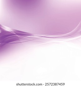 Purple Curved Lines Background Template