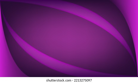 Purple curves with gradient mesh backgound nice for wallpaper or banner