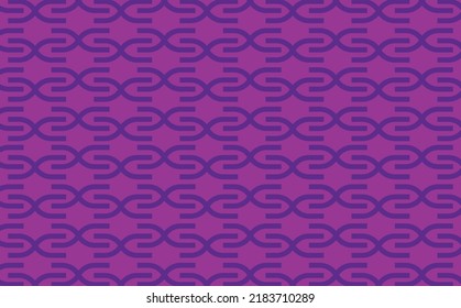 Purple curvy lines tiled pattern. Vector pattern for fabric, card, cover, prints, banner, and backdrop.