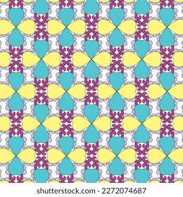 purple custom abstract pattern with repeated shape