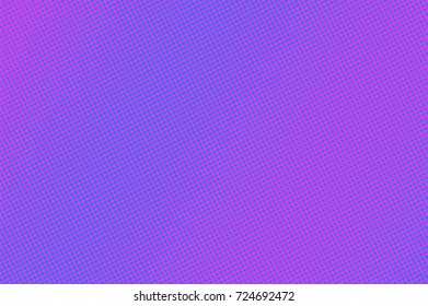 Purple cyan halftone vector background. Colorful neon banner template.Soft dotted pattern. Diagonal dotted gradient. Pop art surface design. Vibrant violet halftone texture. Abstract background tile